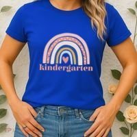 Kindergarten Teacher Student Cute Rainbow Back To School Funny Gift Women's T-Shirt thumb 2