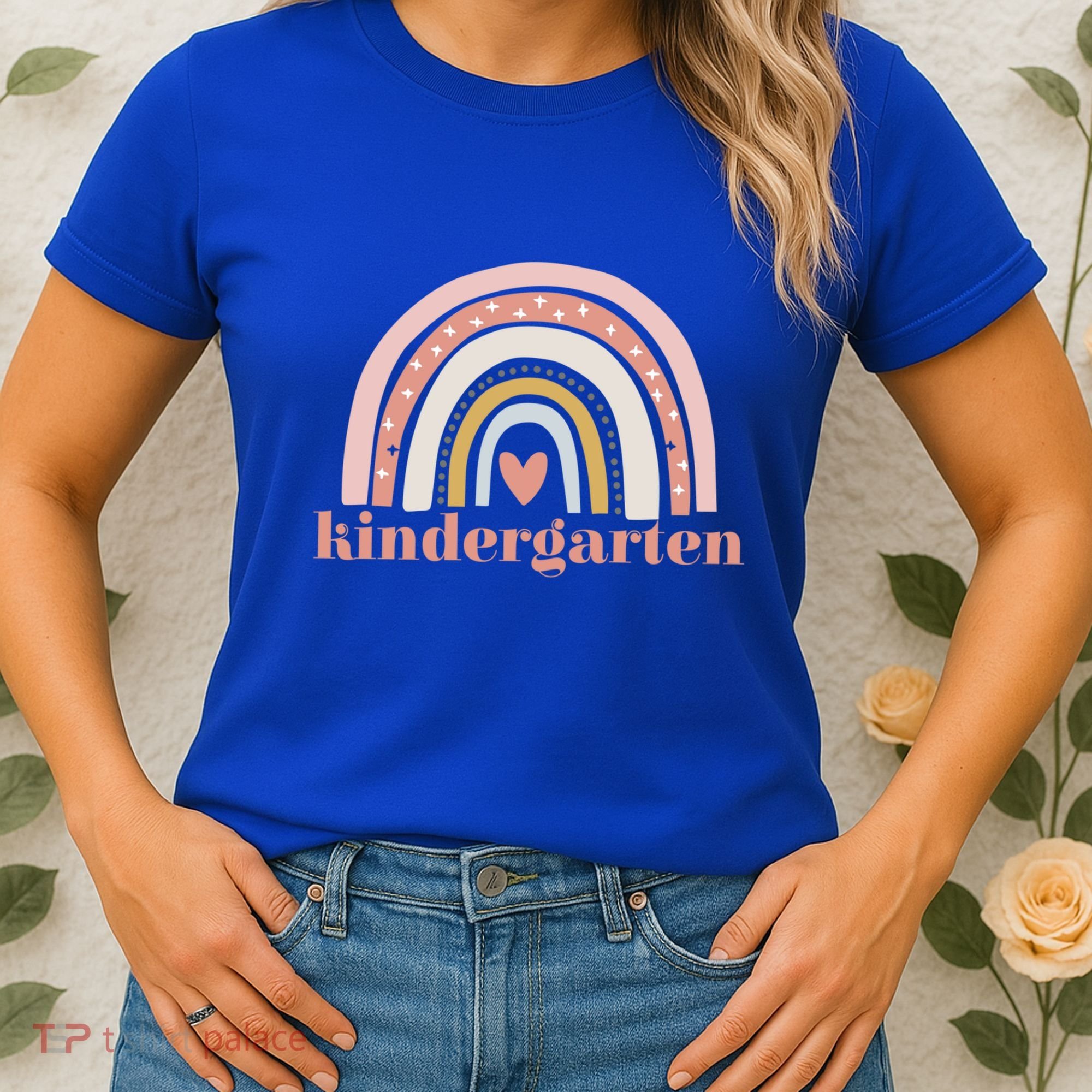 Kindergarten Teacher Student Cute Rainbow Back To School Funny Gift Women's T-Shirt