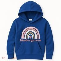 Kindergarten Teacher Student Cute Rainbow Back To School Funny Gift Kids Hoodie thumb 0