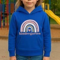 Kindergarten Teacher Student Cute Rainbow Back To School Funny Gift Kids Hoodie thumb 3