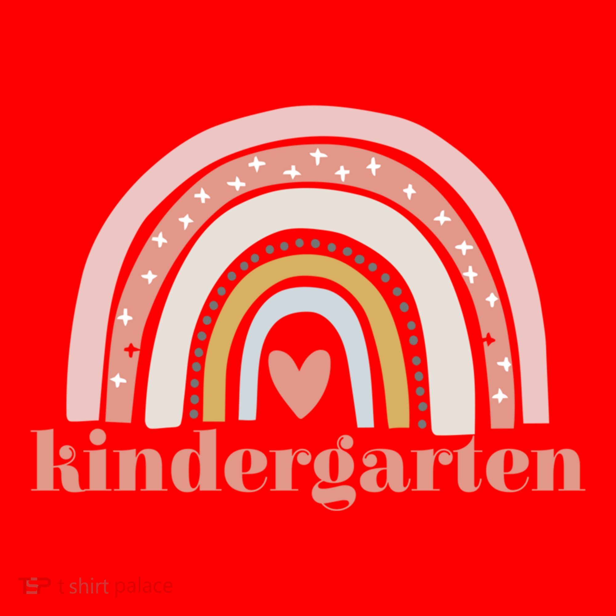 Kindergarten Teacher Student Cute Rainbow Back To School Funny Gift Santa Hat