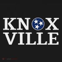 Knoxville Tennessee State Flag Art 3 Star Tn Flag Knoxville T-Shirt thumb 7