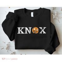 Knoxville Tennessee State Flag Orange White Distressed Knox Sweatshirt thumb 2