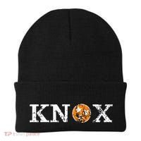 Knoxville Tennessee State Flag Orange White Distressed Knox Beanie thumb 0