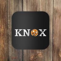 Knoxville Tennessee State Flag Orange White Distressed Knox Coaster thumb 0