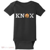 Knoxville Tennessee State Flag Orange White Distressed Knox Baby Bodysuit thumb 0