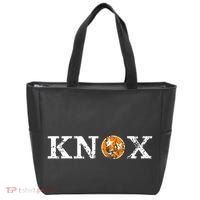 Knoxville Tennessee State Flag Orange White Distressed Knox Tote Bag thumb 0