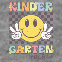 Kindergarten Teacher Team Hippie Smile Face Back To School Toddler Hoodie thumb 2