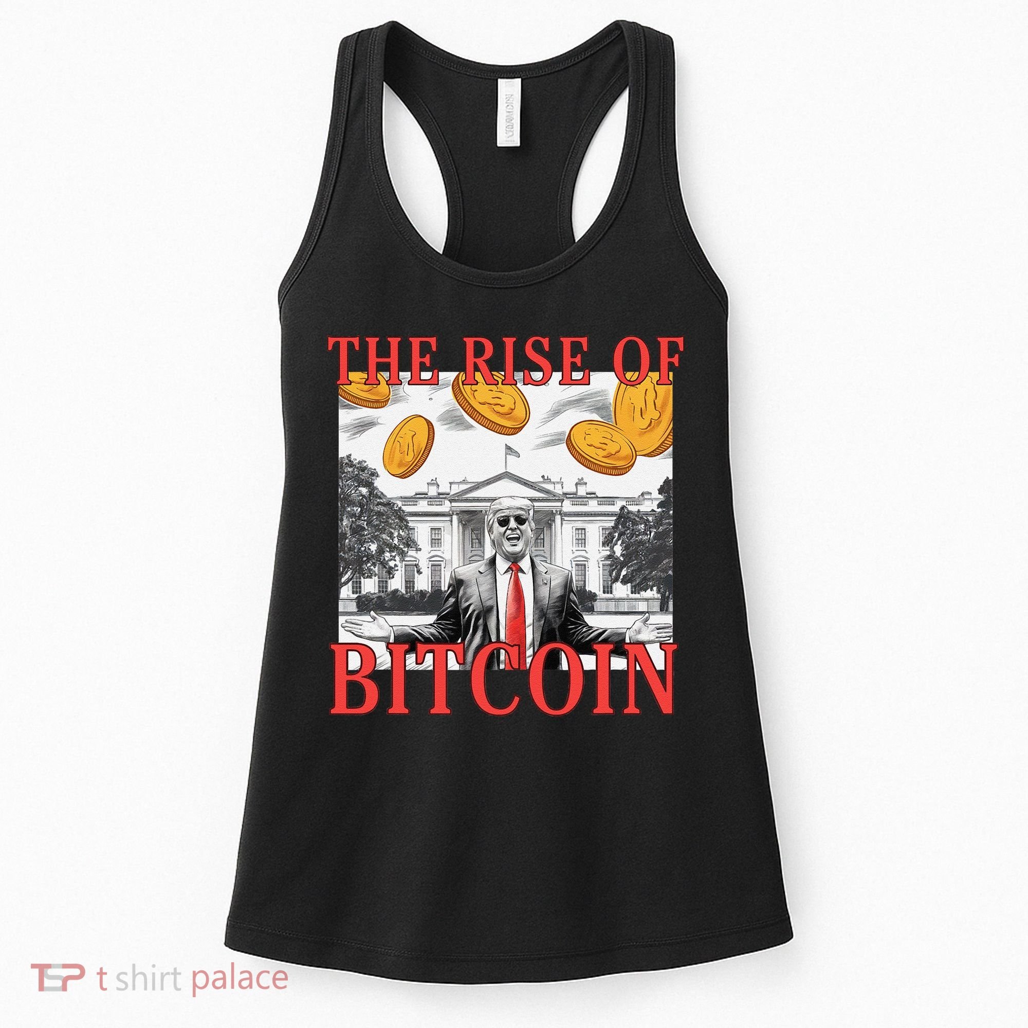Kawaii Trump The Rise Of Bitcoin White House DaddyS Home Women's Tank Top