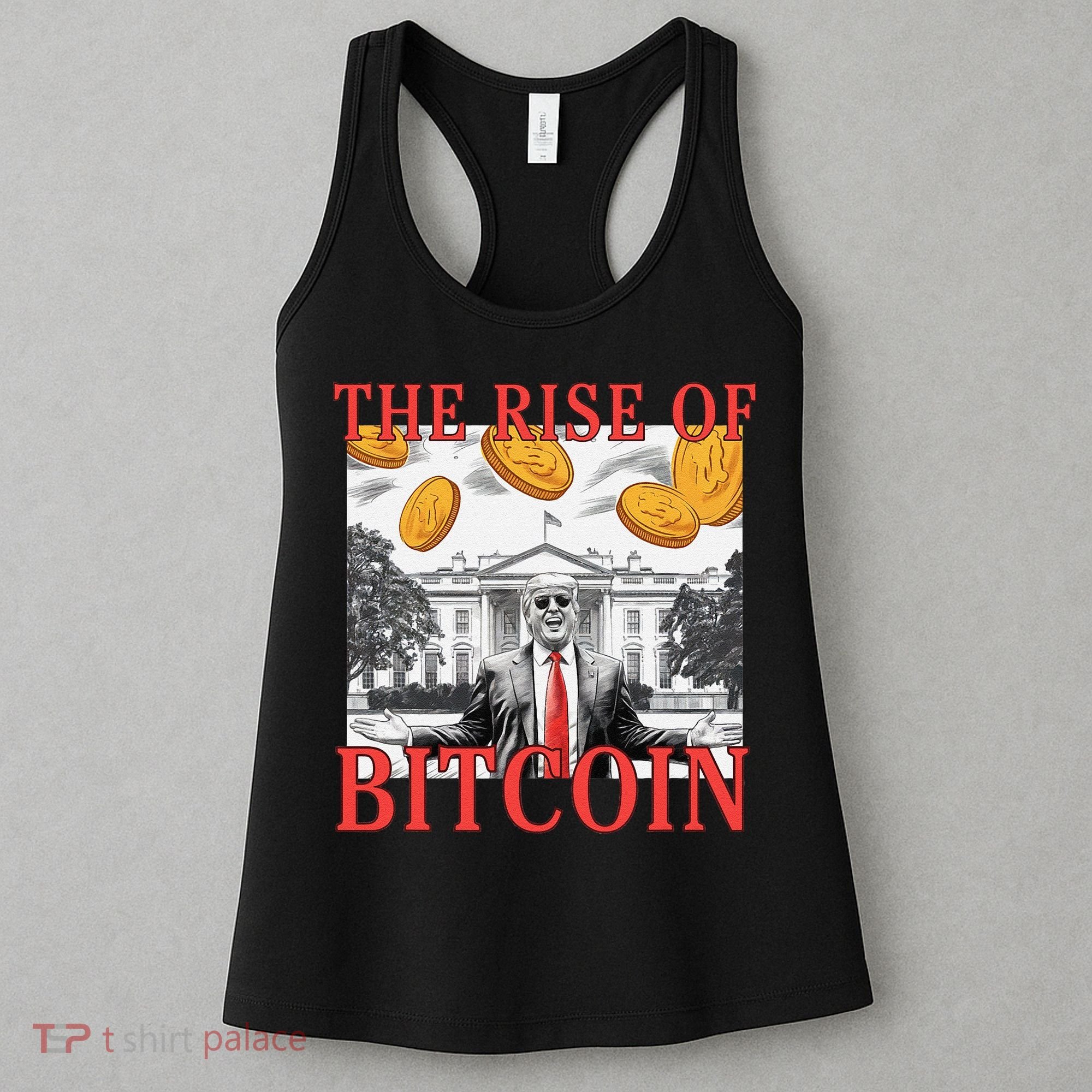 Kawaii Trump The Rise Of Bitcoin White House DaddyS Home Women's Tank Top