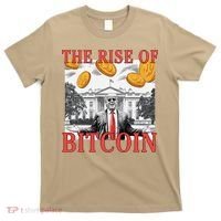 Kawaii Trump The Rise Of Bitcoin White House DaddyS Home T-Shirt thumb 0