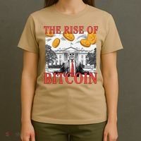 Kawaii Trump The Rise Of Bitcoin White House DaddyS Home T-Shirt thumb 4