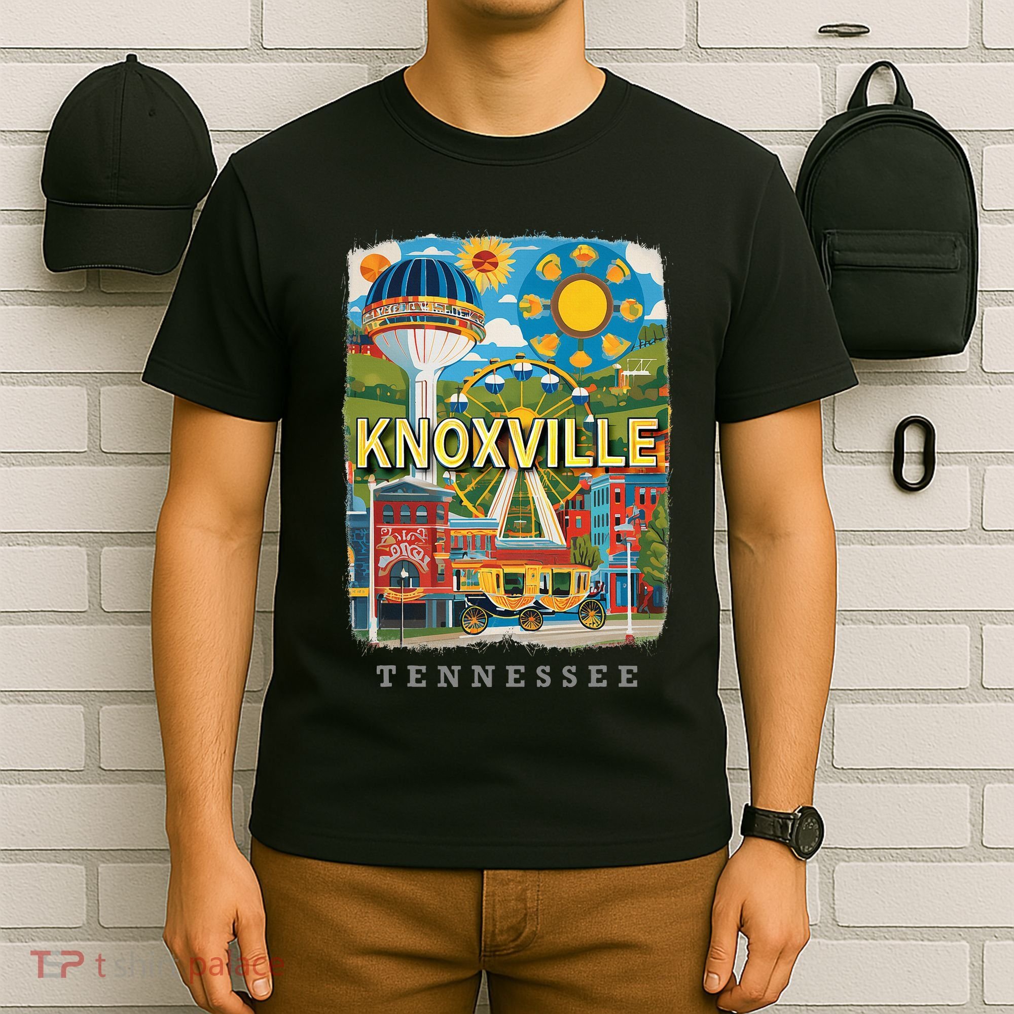 Knoxville Tennessee Tn Historic Downtown Sd136 T-Shirt