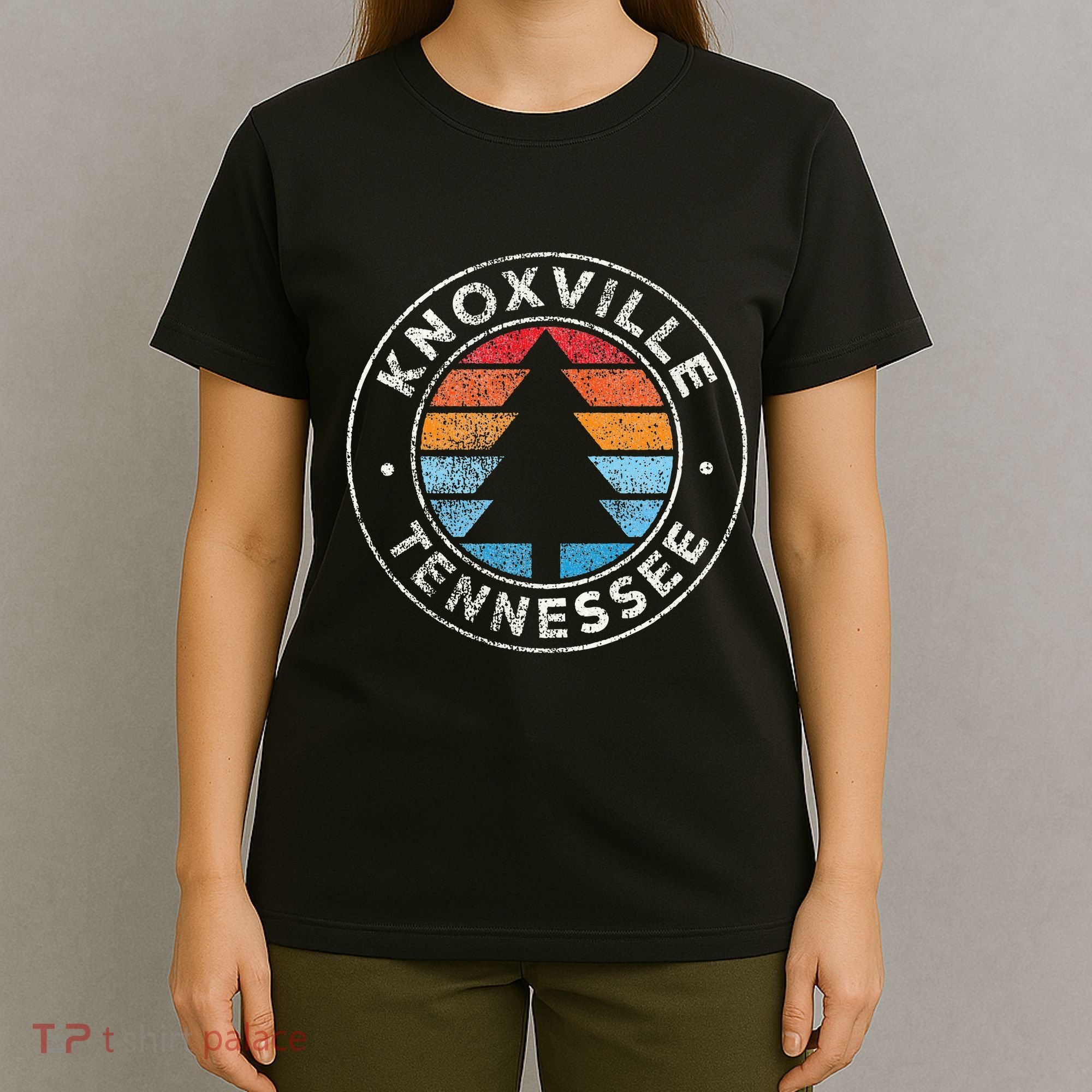 Knoxville Tennessee Tn Vintage Graphic Retro 70s T-Shirt
