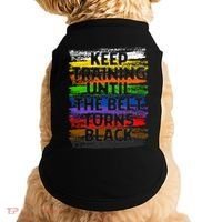 Keep Training Until Belt Turns Black Karate Taekwondo Gift Doggie Tank thumb 0