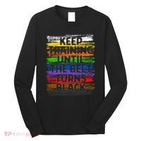 Keep Training Until Belt Turns Black Karate Taekwondo Gift Long Sleeve Shirt thumb 0