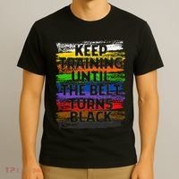 Keep Training Until Belt Turns Black Karate Taekwondo Gift T-Shirt thumb 3