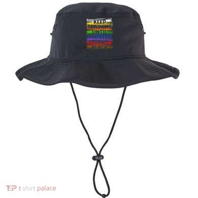 Keep Training Until Belt Turns Black Karate Taekwondo Gift Bucket Hat