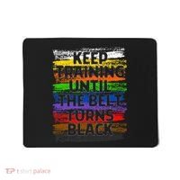 Keep Training Until Belt Turns Black Karate Taekwondo Gift Mousepad thumb 0