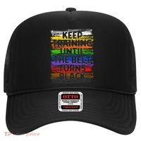 Keep Training Until Belt Turns Black Karate Taekwondo Gift Hat thumb 0