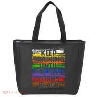 Keep Training Until Belt Turns Black Karate Taekwondo Gift Tote Bag thumb 0
