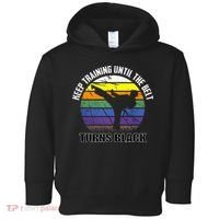 Keep Training Until The Belt Turns Black Karate Toddler Hoodie thumb 0