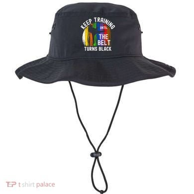 Keep Training Until Belt Turns Black Karate Taekwondo Judo Bucket Hat