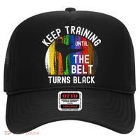 Keep Training Until Belt Turns Black Karate Taekwondo Judo Hat thumb 0