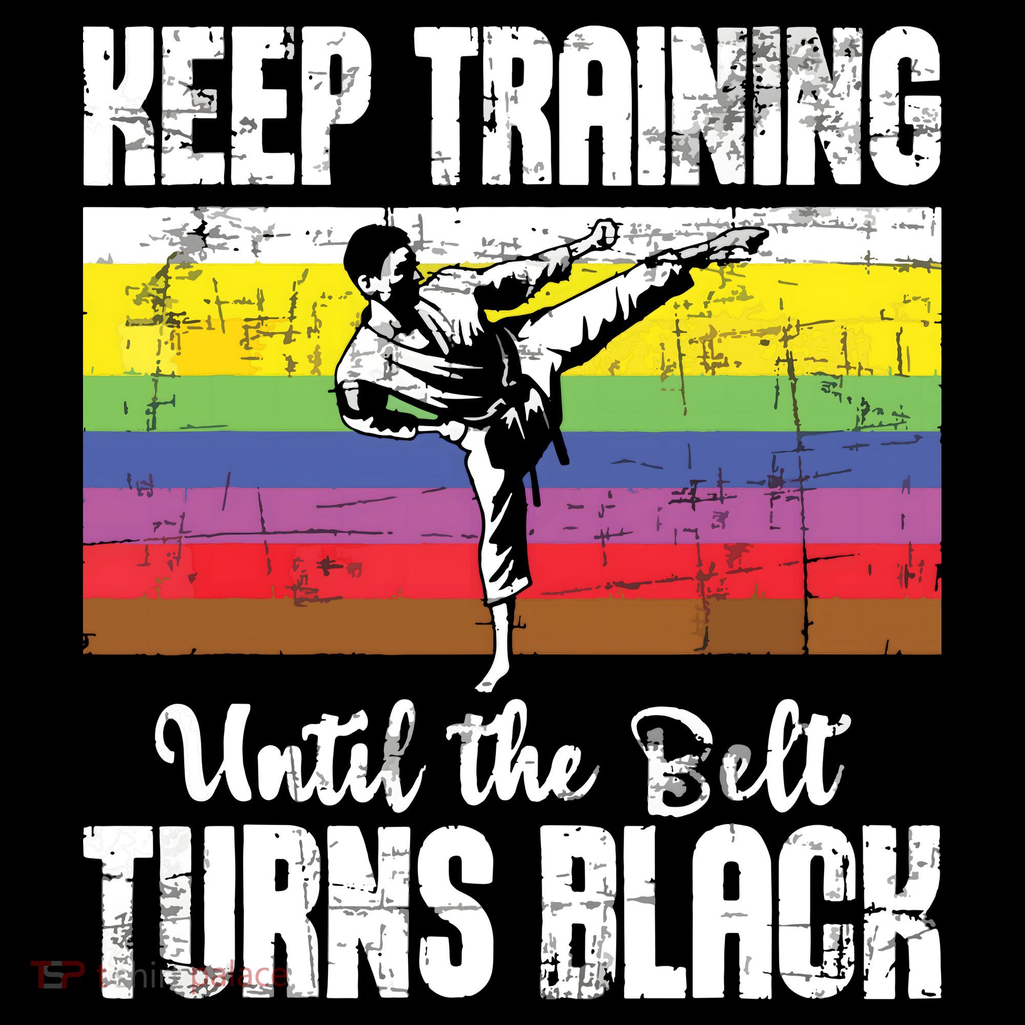 Keep Training Until The Belt Turns Black Karate Taekwondo Visor