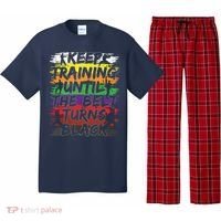 Keep Training Until The Belt Turns Black Karate Gift Tee Pajama Set thumb 0