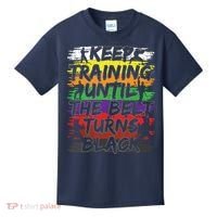 Keep Training Until The Belt Turns Black Karate Gift Tee Kids T-Shirt thumb 0