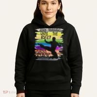 Keep Training Until The Belt Turns Black Karate Hoodie thumb 5