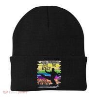 Keep Training Until The Belt Turns Black Karate Beanie thumb 0