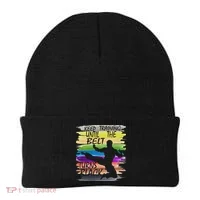 Keep Training Until The Belt Turns Black Karate Beanie thumb 0