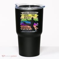 Keep Training Until The Belt Turns Black Karate Tumbler thumb 0