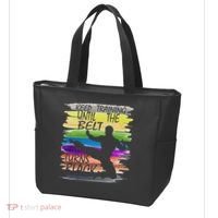 Keep Training Until The Belt Turns Black Karate Tote Bag thumb 3