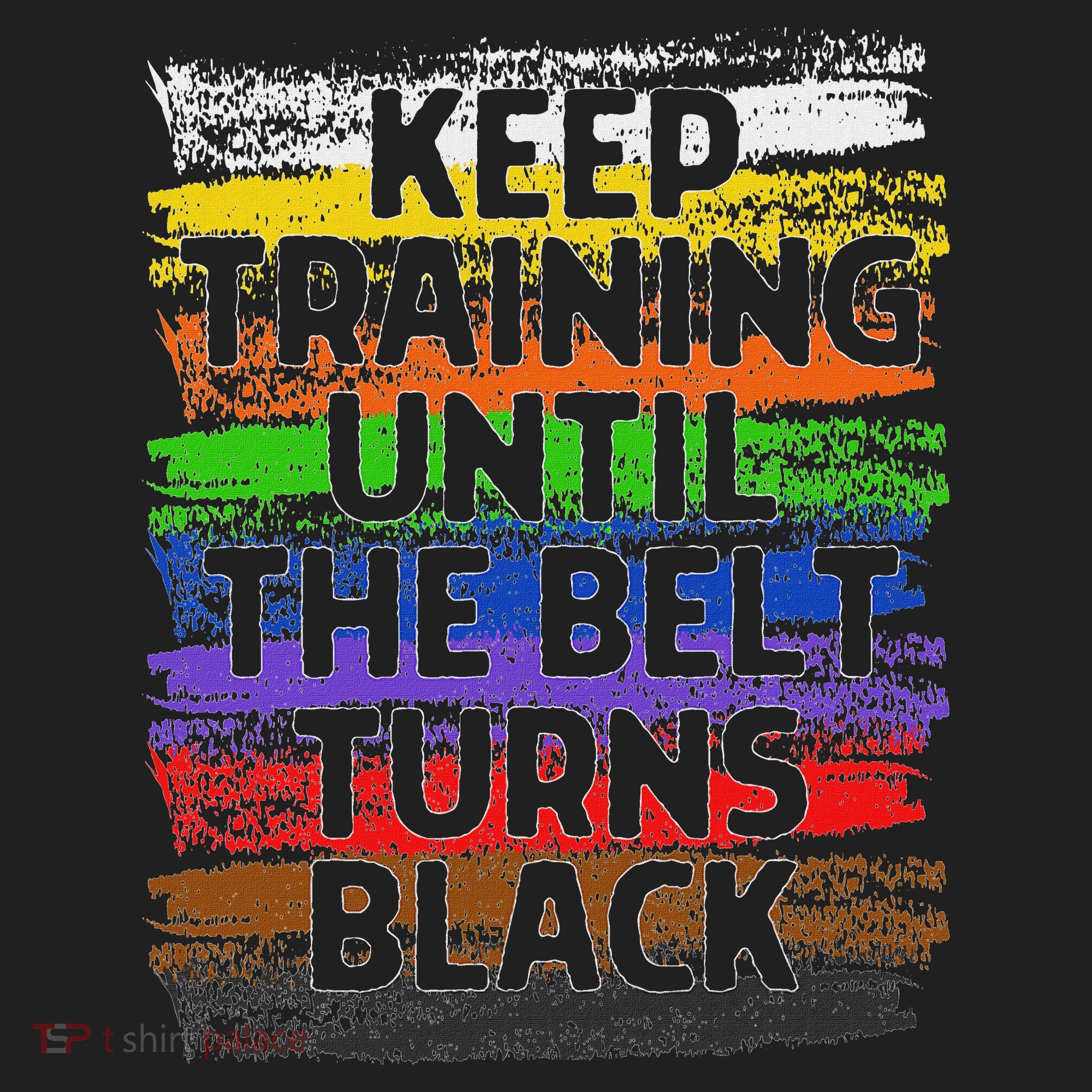 Keep Training Until Belt Turns Black Karate Taekwondo Women's Sweatshirt