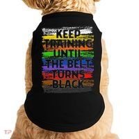 Keep Training Until Belt Turns Black Karate Taekwondo Doggie Tank thumb 0