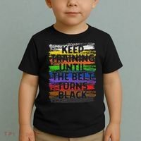 Keep Training Until Belt Turns Black Karate Taekwondo Toddler T-Shirt thumb 2