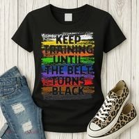 Keep Training Until Belt Turns Black Karate Taekwondo Women's T-Shirt thumb 3