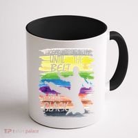 Keep Training Until The Belt Turns Black Karate Boy Coffee Mug thumb 1