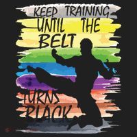 Keep Training Until The Belt Turns Black Karate Boy Tumbler thumb 3
