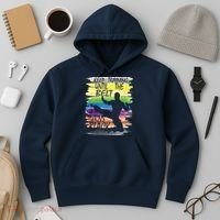 Keep Training Until The Belt Turns Black Karate Boy Hoodie thumb 3