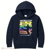 Keep Training Until The Belt Turns Black Karate Boy Kids Hoodie thumb 0
