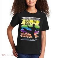 Keep Training Until The Belt Turns Black Karate Boy Kids T-Shirt thumb 2