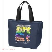 Keep Training Until The Belt Turns Black Karate Boy Tote Bag thumb 3