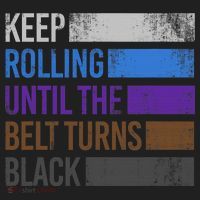 Keep training until the belt turns black Karate Women's Sweatshirt thumb 2