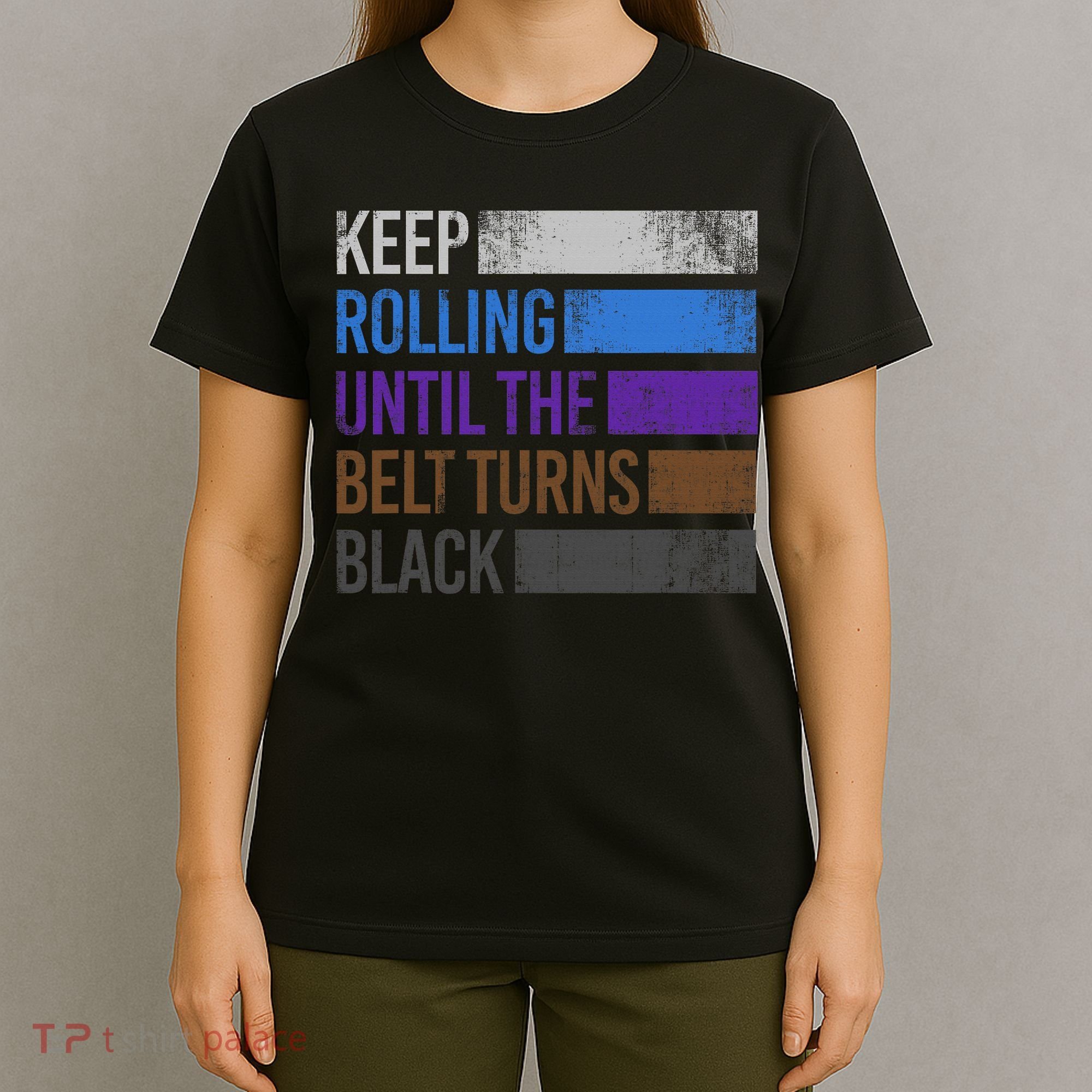 Keep training until the belt turns black Karate T-Shirt