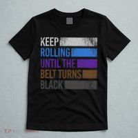 Keep training until the belt turns black Karate T-Shirt thumb 5