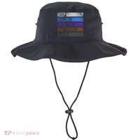 Keep training until the belt turns black Karate Bucket Hat thumb 0